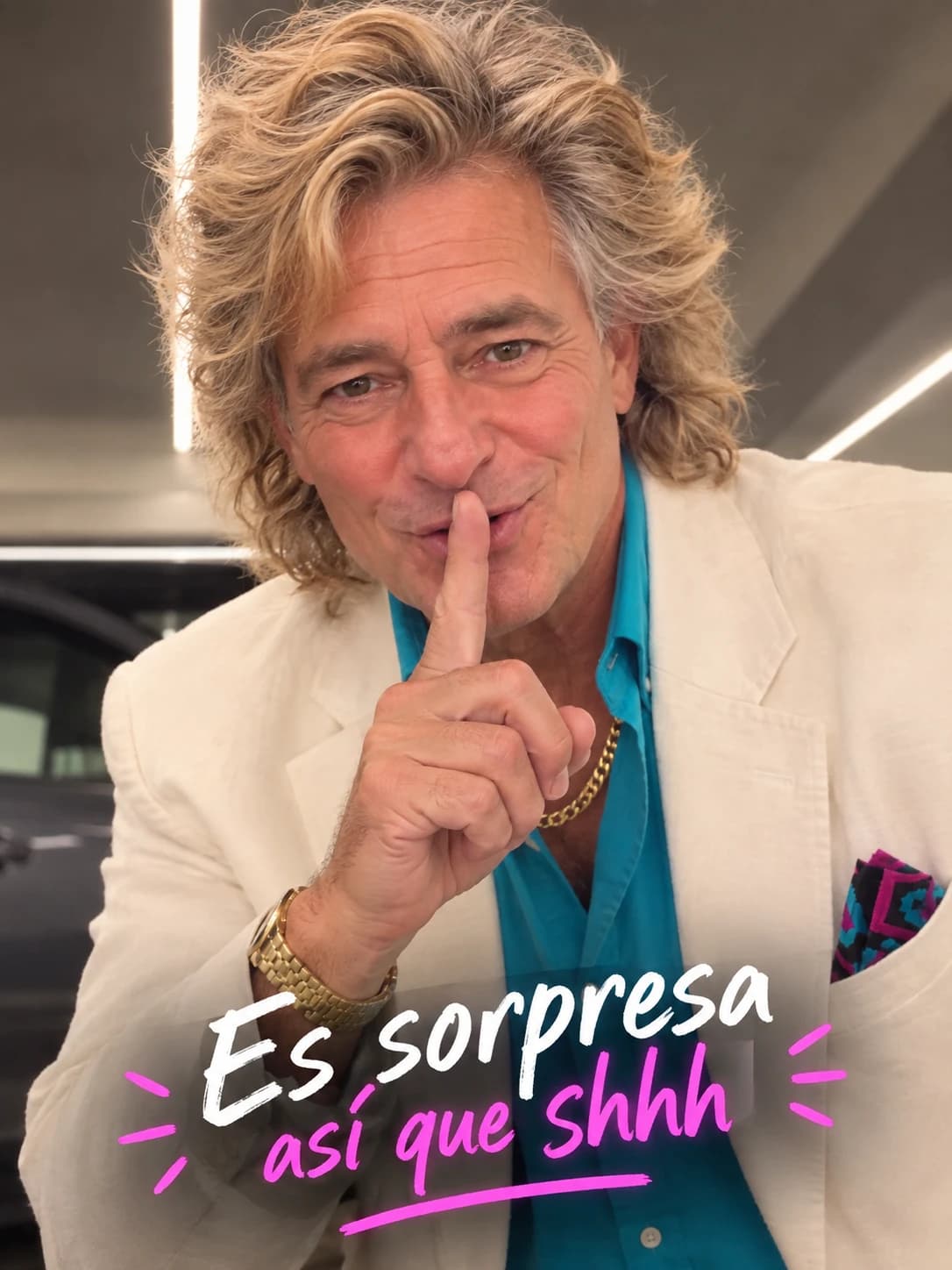 Es sorpresa, así que shhh